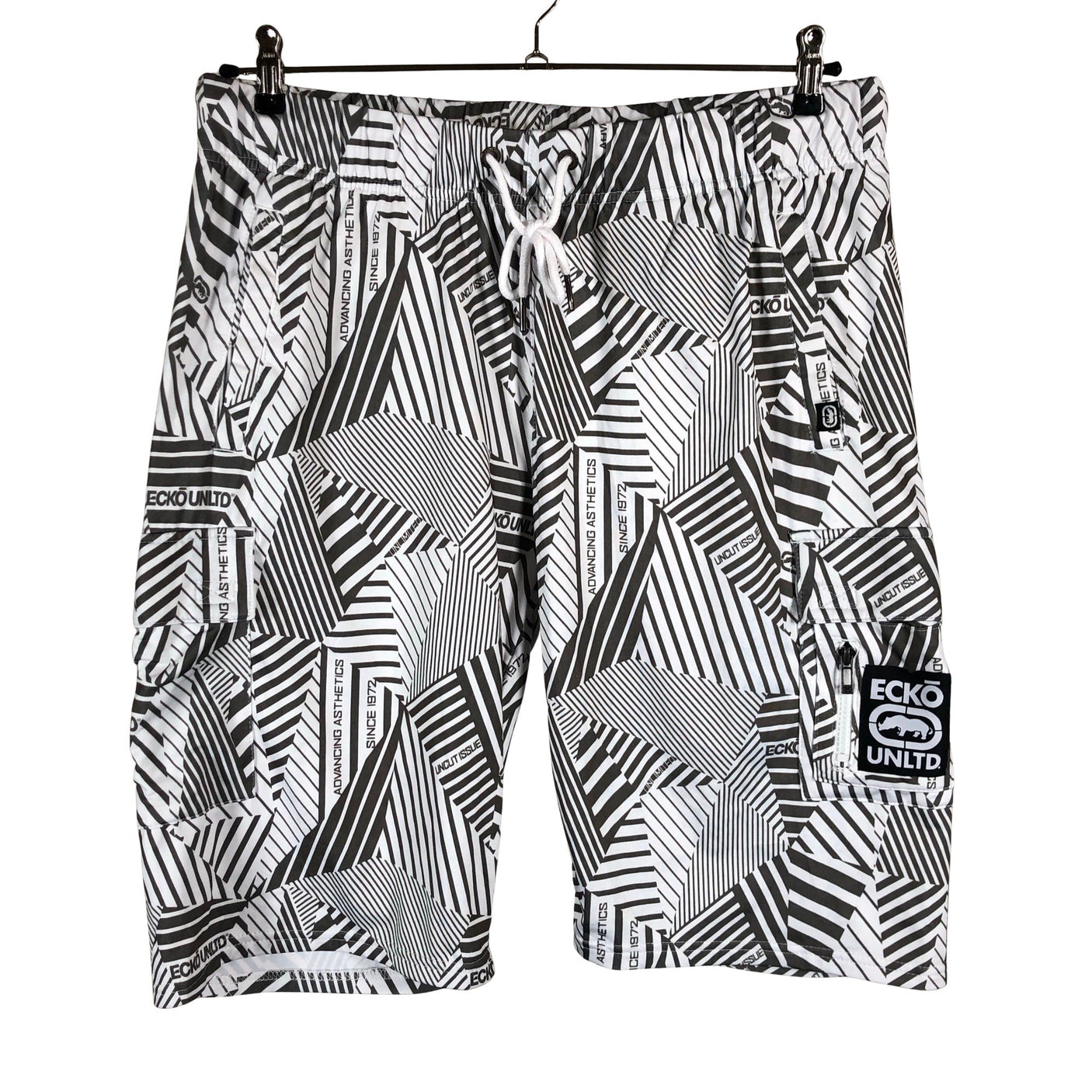 Unisex Ecko Unltd. - Trikotaažist lühikesed püksid, suurus L - Valge (1)