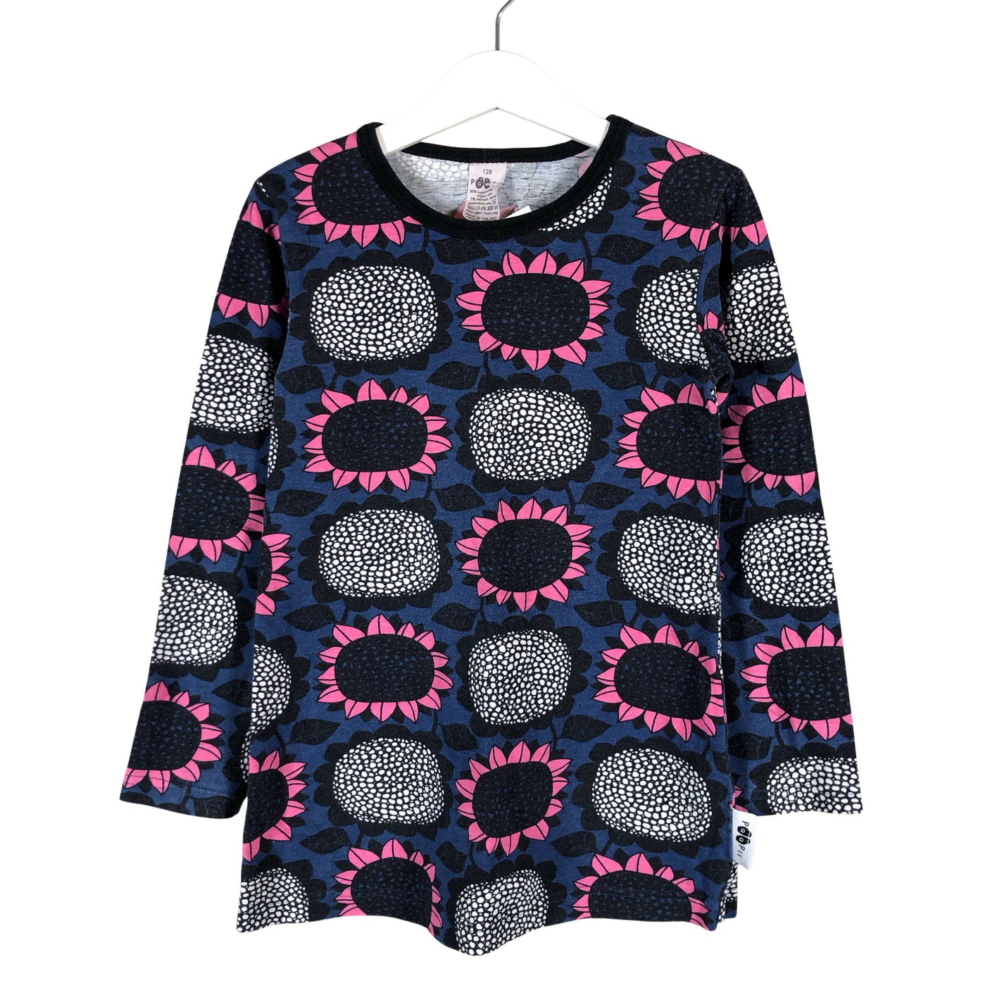 Unisex PaaPii - Trikotaažist kleit, suurus 122 - 128 - Sinine (1)