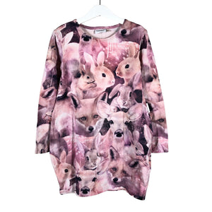 Unisex Versonpuoti - Trikotaažist kleit, suurus 128 - 134 - Lilla (1)