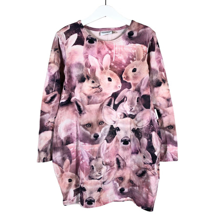 Unisex Versonpuoti - Trikotaažist kleit, suurus 128 - 134 - Lilla ()