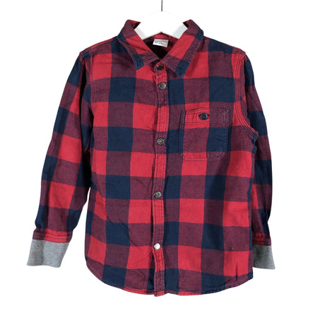 Unisex Lindex - Flanellsärk, suurus 116 - 122 - Punane ()