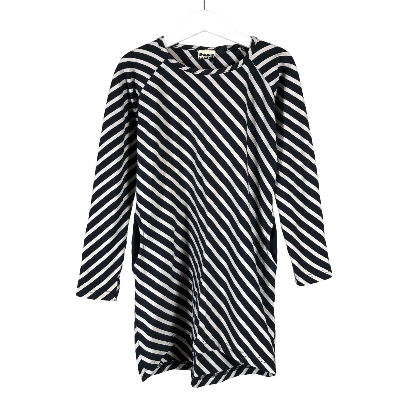 Unisex Papu - Trikotaažist kleit, suurus 122 - 128 - Must (1)
