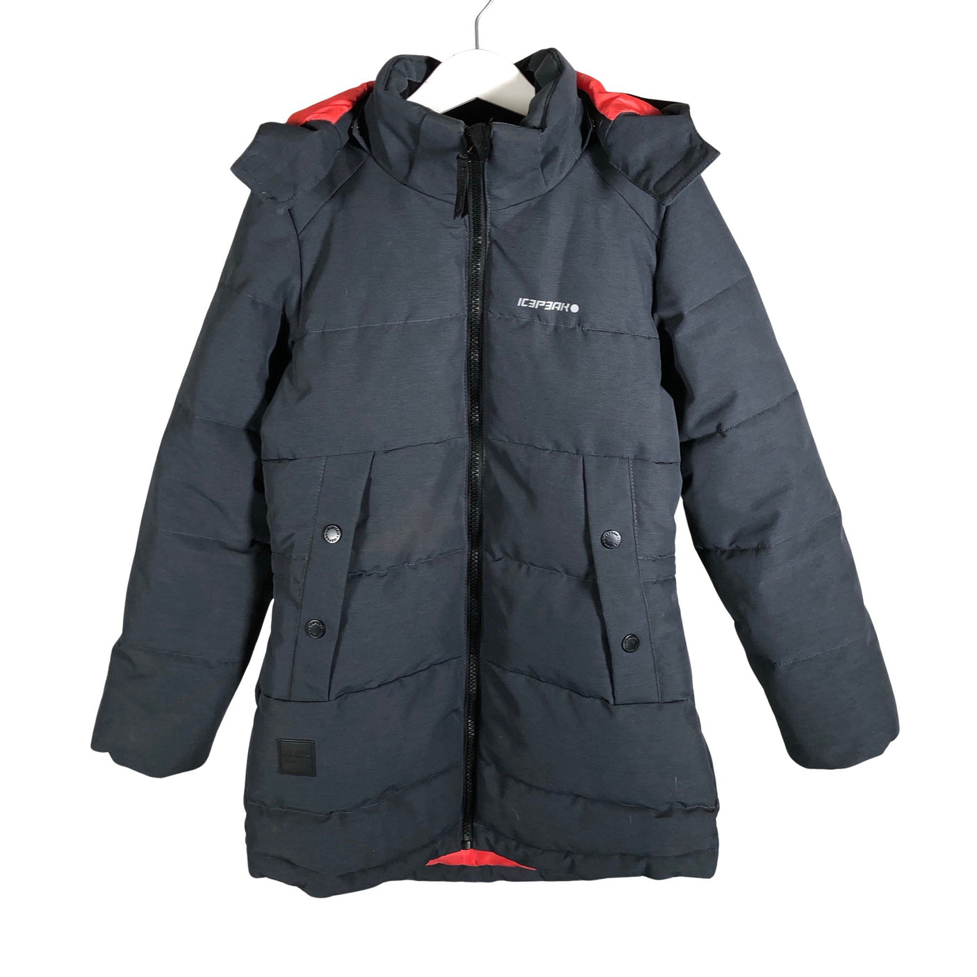 Unisex Icepeak - Talvejope, suurus 122 - 128 - Hall (1)