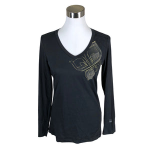 Unisex Esprit - Trikotaažist pluus, suurus 40 - Must (1)