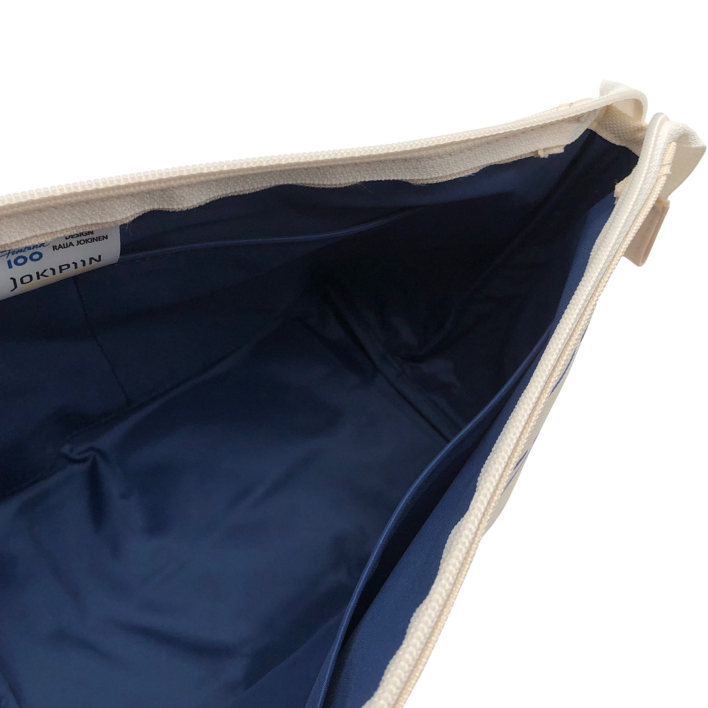 Unisex Jokipiin Pellava - Kosmeetikakott, suurus Midi - Valge (2)