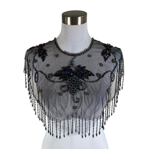 Unisex Handmade - Õlasall, suurus Mini - Must (1)