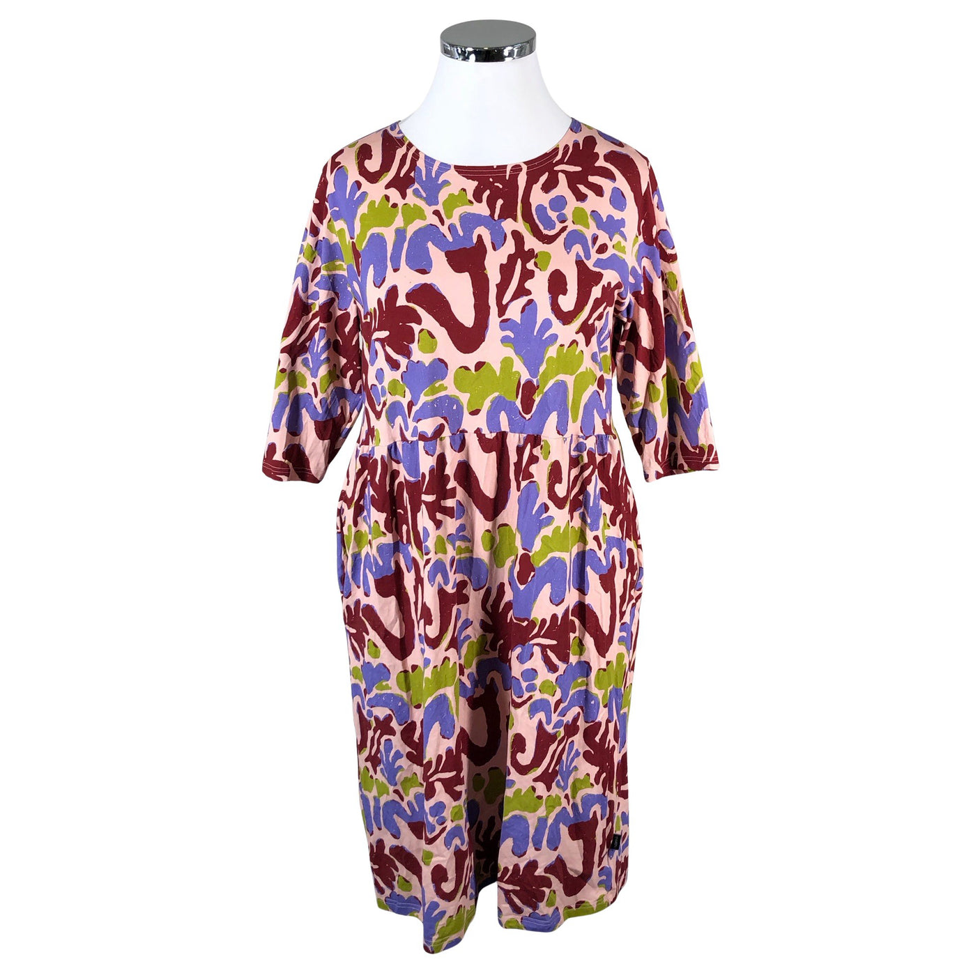 Unisex Aarrelabel - Trikotaažist kleit, suurus 42 - Heleroosa (1)