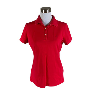 Unisex Tommy Hilfiger - Polosärk, suurus 40 - Punane (1)