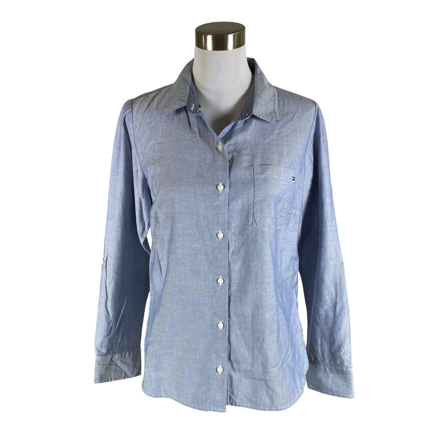 Unisex Tommy Hilfiger - Triiksärk, suurus 38 - Helesinine (1)