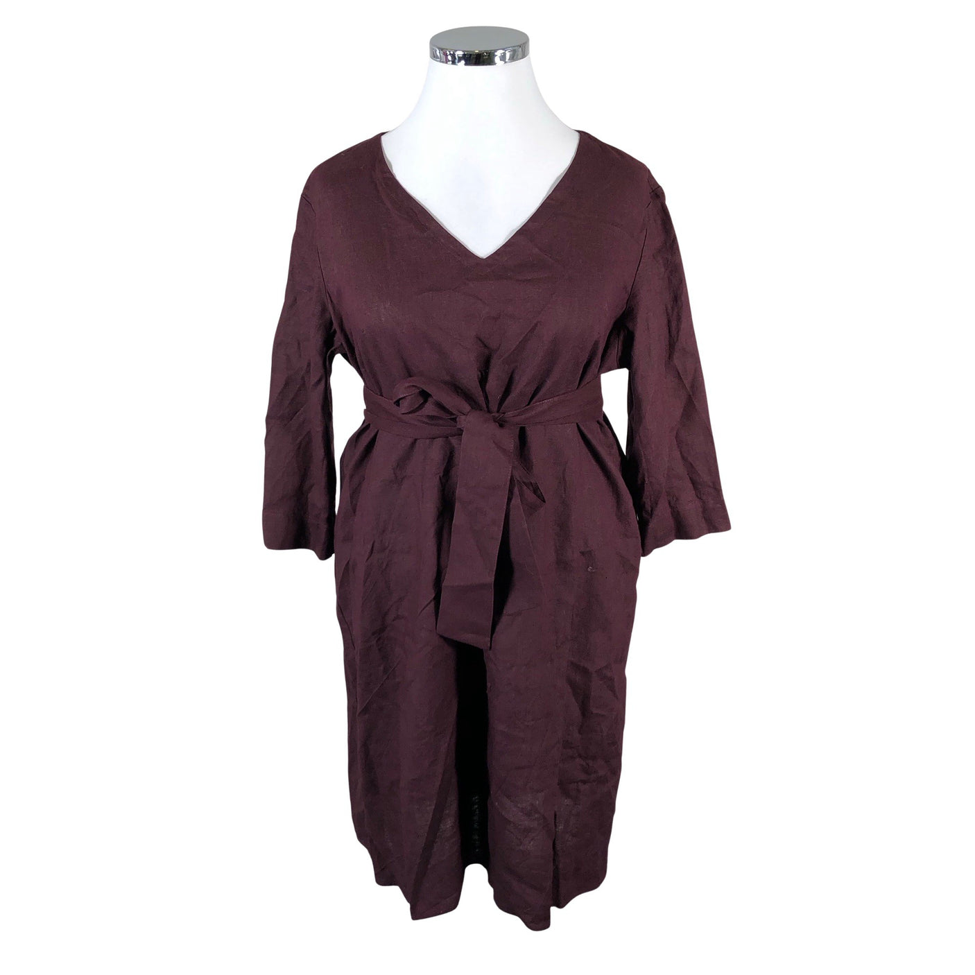 Unisex Nakoa - Mitteveniv kleit, suurus 42 - Veinipunane (1)