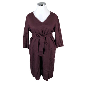 Unisex Nakoa - Mitteveniv kleit, suurus 42 - Veinipunane (1)