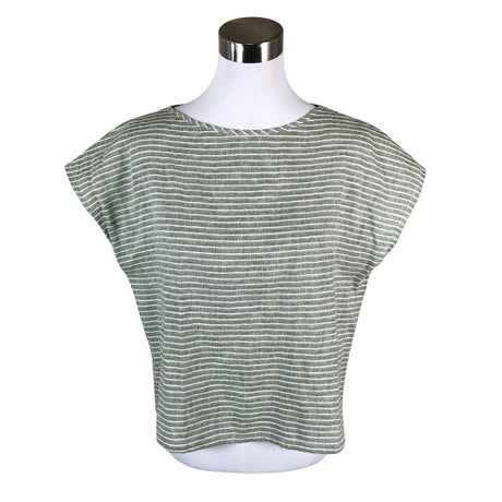 Unisex Bypias - Lühikeste käistega pluus, suurus 38 - Roheline ()