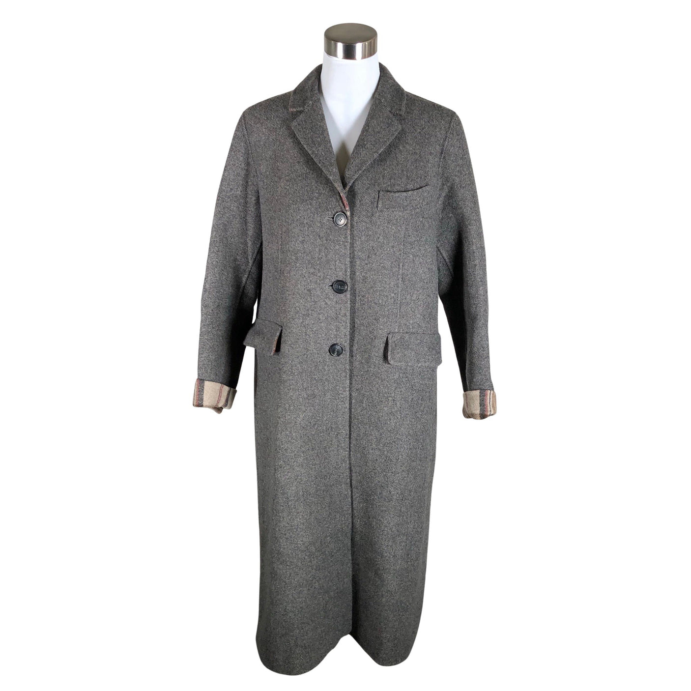 Unisex Weekend by MaxMara - Villane mantel, suurus 40 - Hall (1)