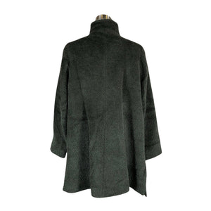 Unisex Cinzia Rocca - Villane mantel, suurus 40 - Roheline (2)