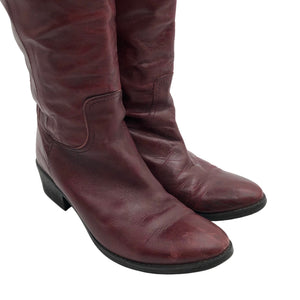 Unisex Zign - Saapad, suurus 39 - Veinipunane (2)