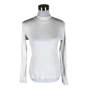 Unisex Uniqlo - Trikotaažist pluus, suurus 36 - Looduslik valge (1)