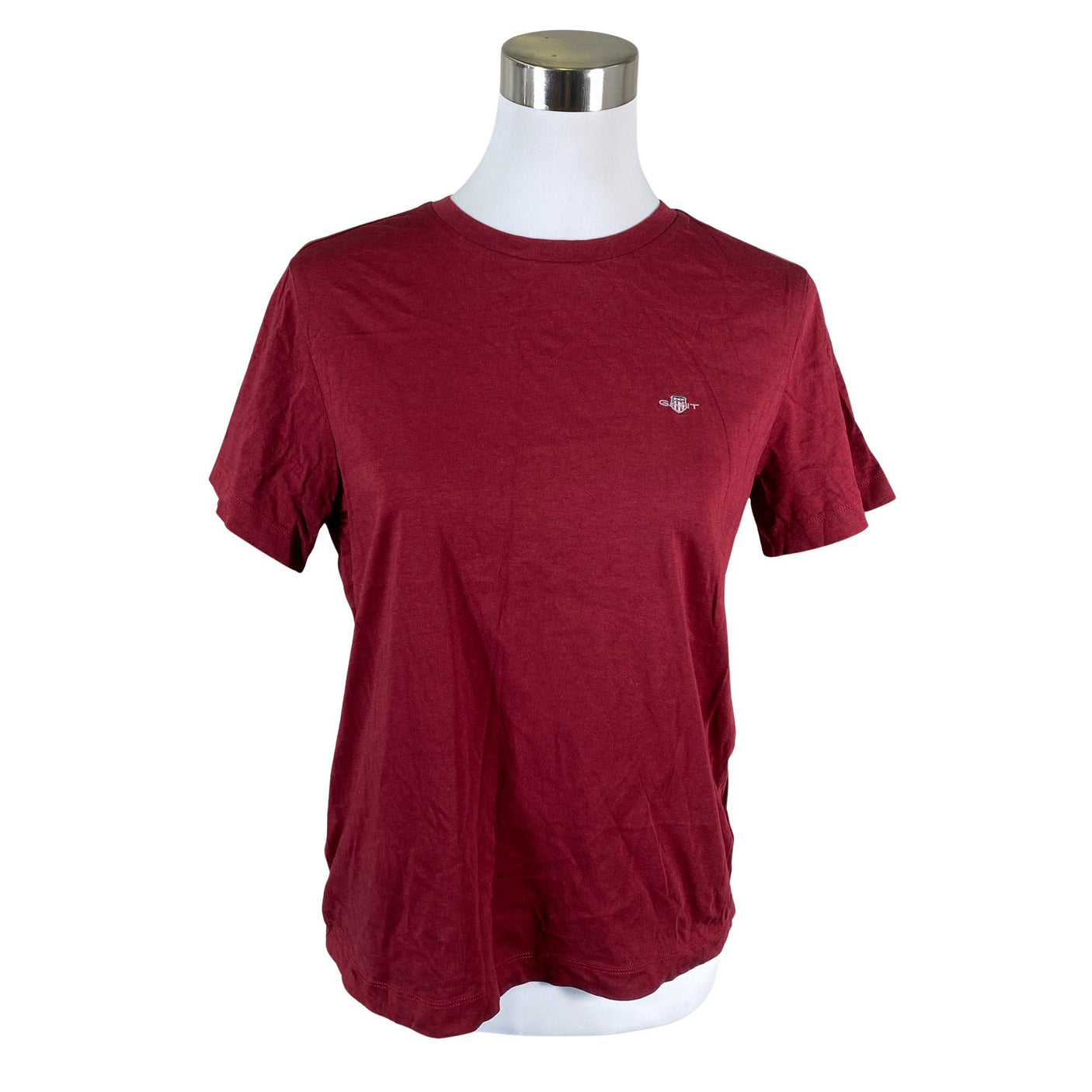 Unisex Gant - T-särk, suurus 38 - Veinipunane (1)