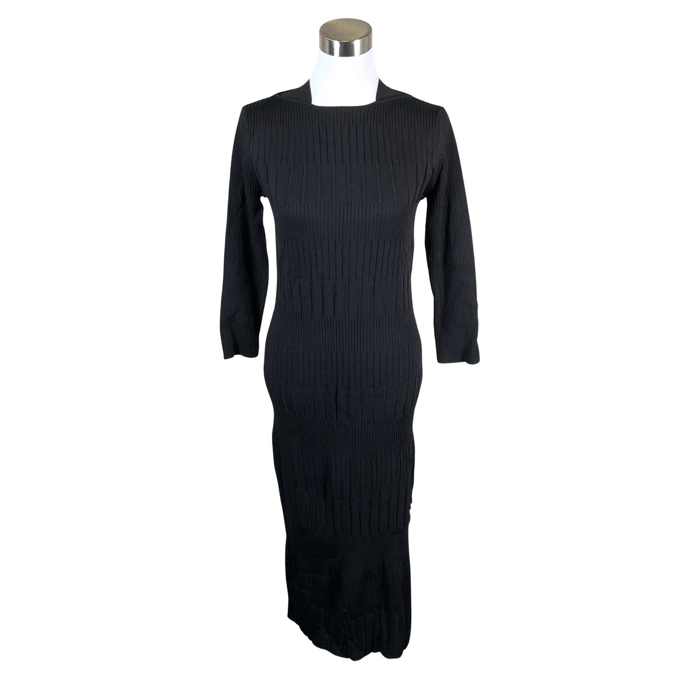 Unisex Andiata - Kootud kleit, suurus 40 - Must (1)