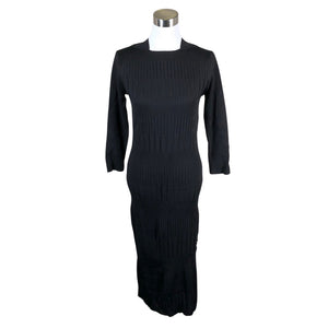 Unisex Andiata - Kootud kleit, suurus 40 - Must (1)