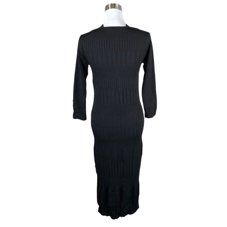 Unisex Andiata - Kootud kleit, suurus 40 - Must (2)