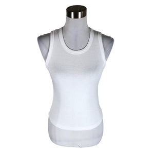 Unisex Soc - Trikotaažist topp, suurus 36 - Valge (1)