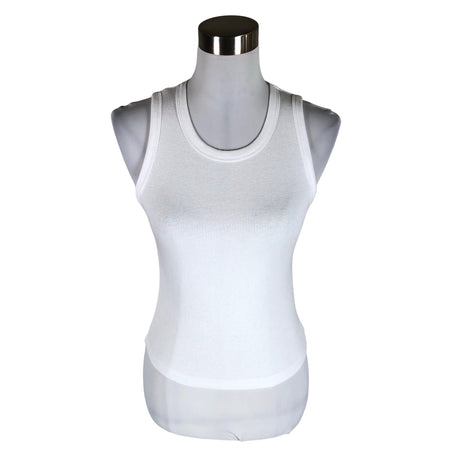 Unisex Soc - Trikotaažist topp, suurus 36 - Valge ()