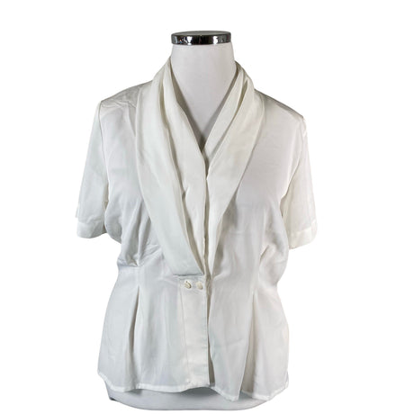 Unisex Kellermann - Lühikeste käistega pluus, suurus 42 - Looduslik valge ()