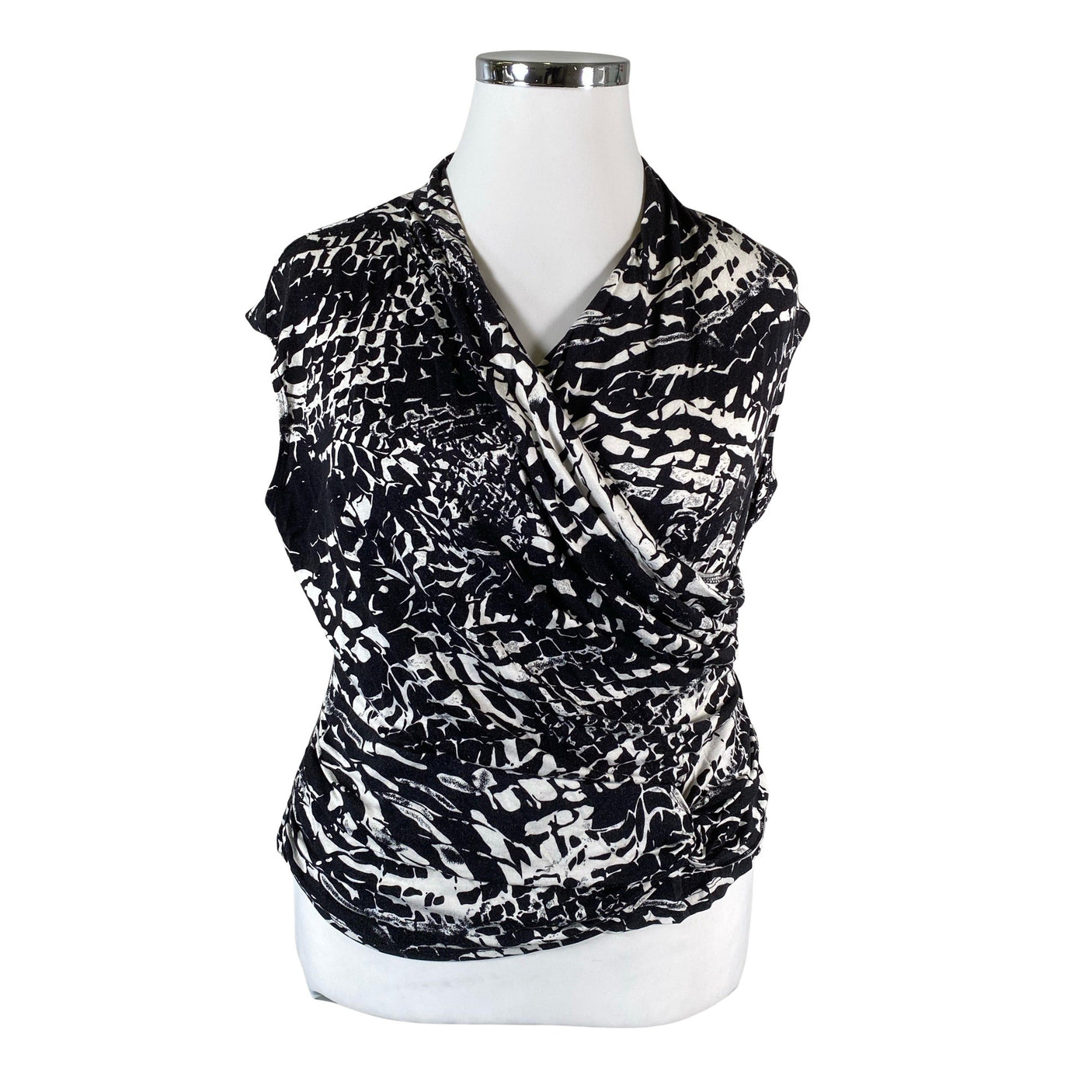 Unisex Femme - Trikotaažist topp, suurus 44 - Must (1)