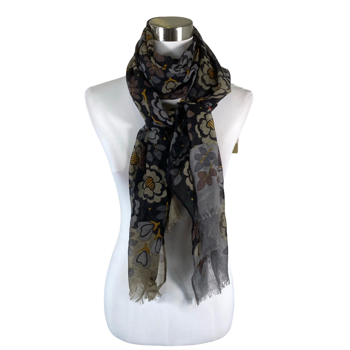 Unisex Gudrun Sjöden - Õhuke sall, suurus Maxi - Must (1)