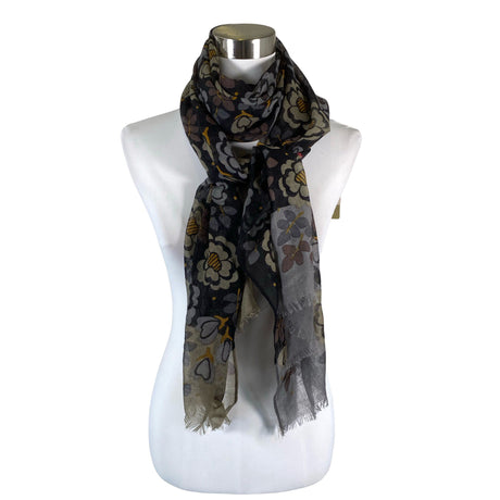 Unisex Gudrun Sjöden - Õhuke sall, suurus Maxi - Must ()