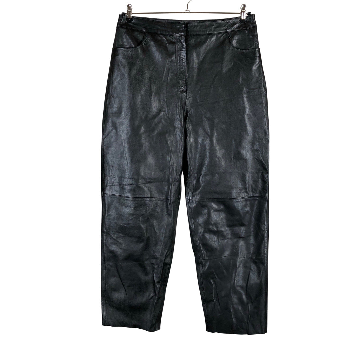 Unisex Selected - Nahkpüksid, suurus 42 - Must (1)