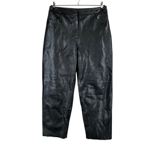 Unisex Selected - Nahkpüksid, suurus 42 - Must (1)