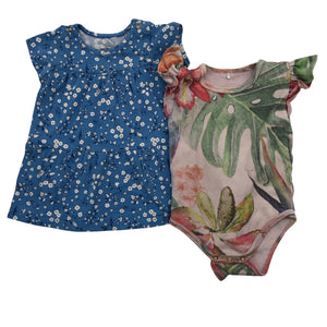 Unisex Polarn O. Pyret - Trikotaažist kleit, suurus 56 - 62 - Sinine (1)