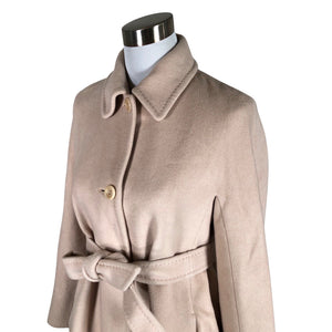 Unisex MaxMara Studio - Villane mantel, suurus 36 - Heleroosa (3)