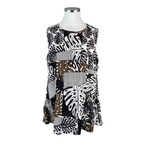 Unisex Lena - Õhuke tuunika, suurus 48 - Must (1)