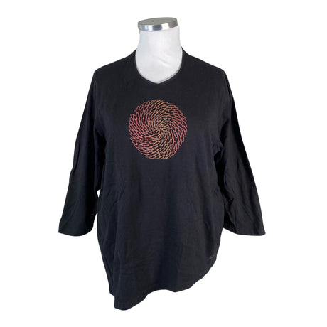 Unisex Anneli Keinonen - Trikotaažist pluus, suurus 44 - Must ()