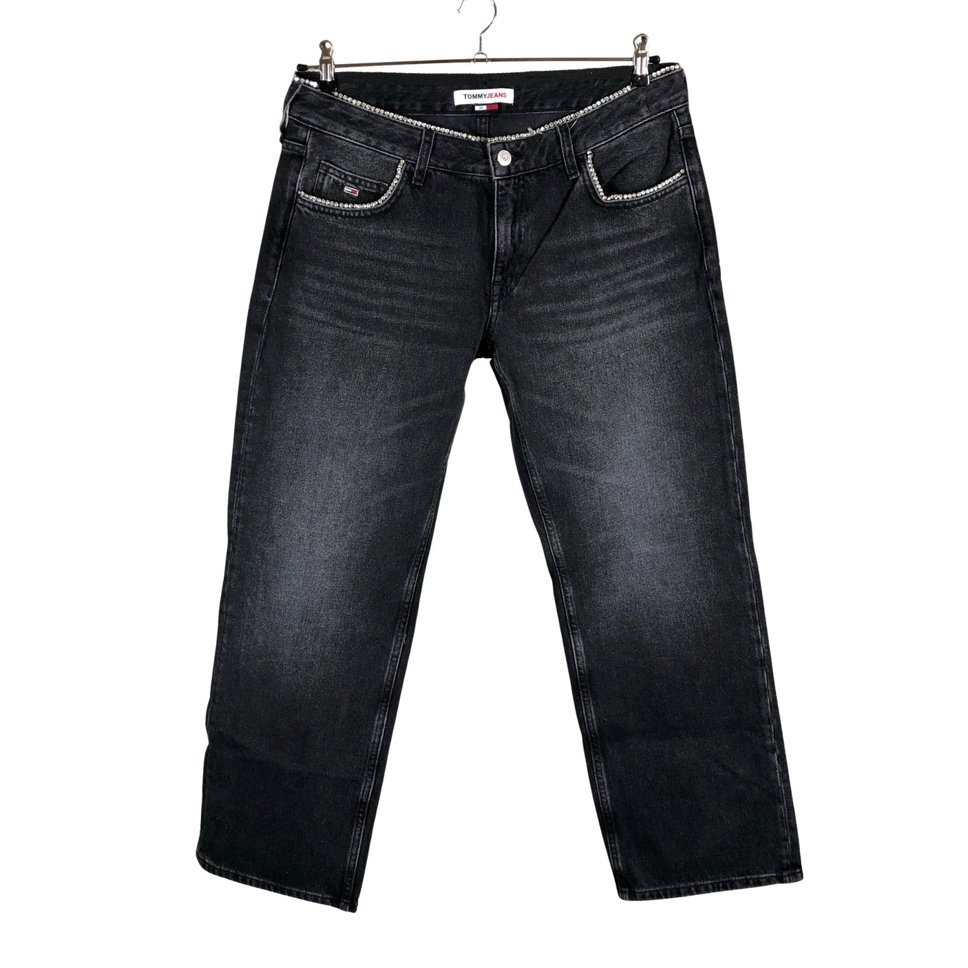 Unisex Tommy Jeans (Tommy Hilfiger) - Teksad, suurus 32 - Must (1)