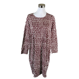 Unisex Marimekko - Trikotaažist kleit, suurus 38 - Pruun (1)