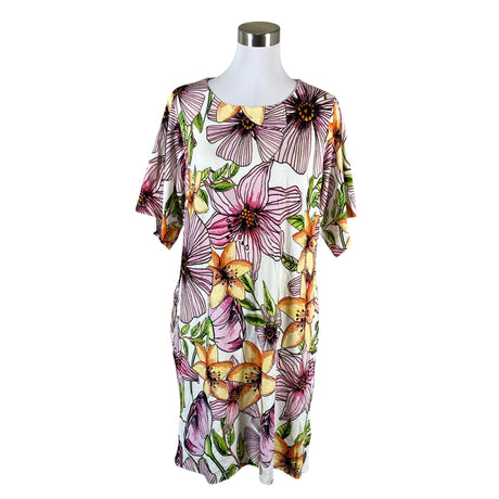 Unisex Blaa - Trikotaažist kleit, suurus 38 - Valge ()