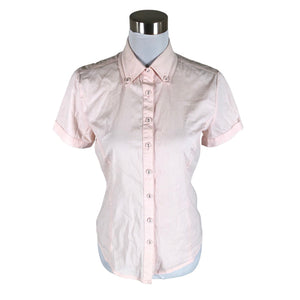 Unisex Ichi - Lühikeste käistega pluus, suurus 38 - Heleroosa (1)