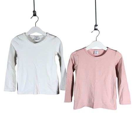 Unisex Lindex - Trikotaažist pluus, suurus 98 - 104 - Valge ()