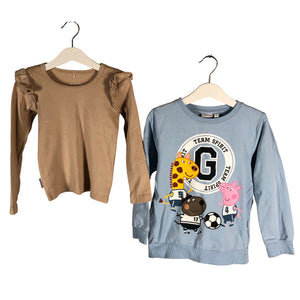 Unisex Metsola - Trikotaažist pluus, suurus 104 - 110 - Beige (1)