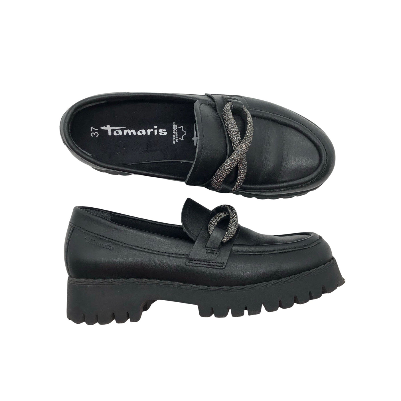 Unisex Tamaris - Mokassiinid, suurus 37 - Must (1)