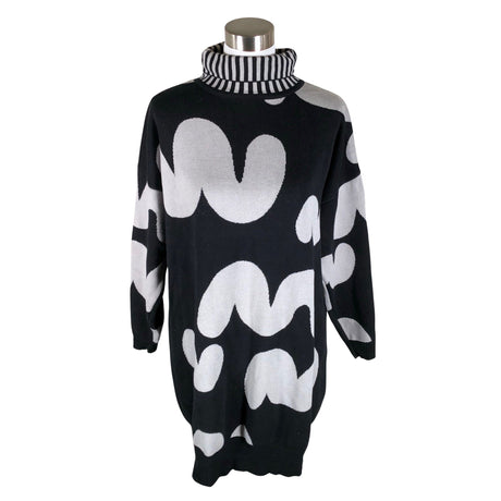 Unisex Papu - Kootud kleit, suurus 38 - Must ()