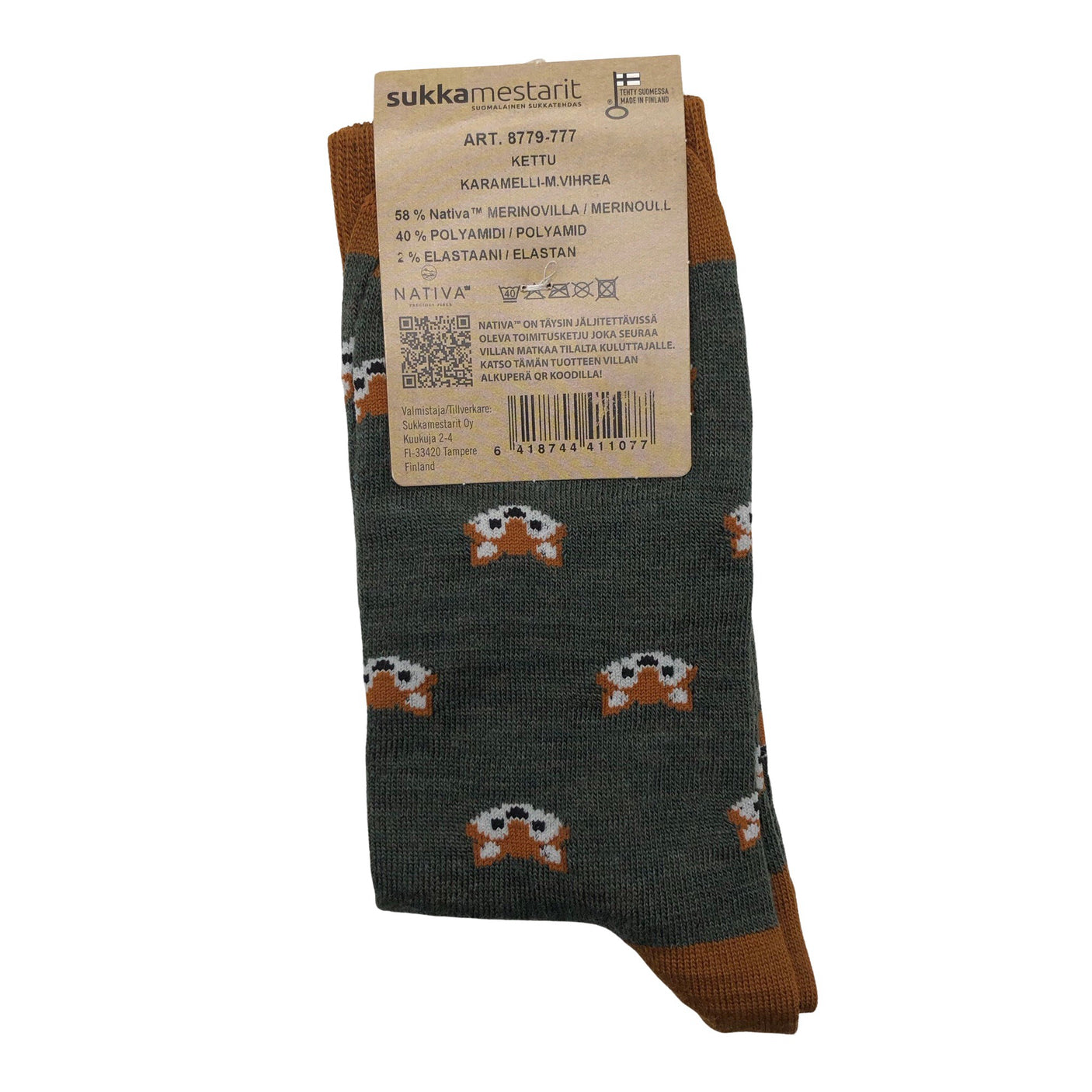 Unisex Sukkamestarit - Sokid, suurus 37 - Roheline (2)