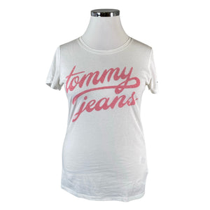 Unisex Tommy Jeans (Tommy Hilfiger) - T-särk, suurus 42 - Valge (1)