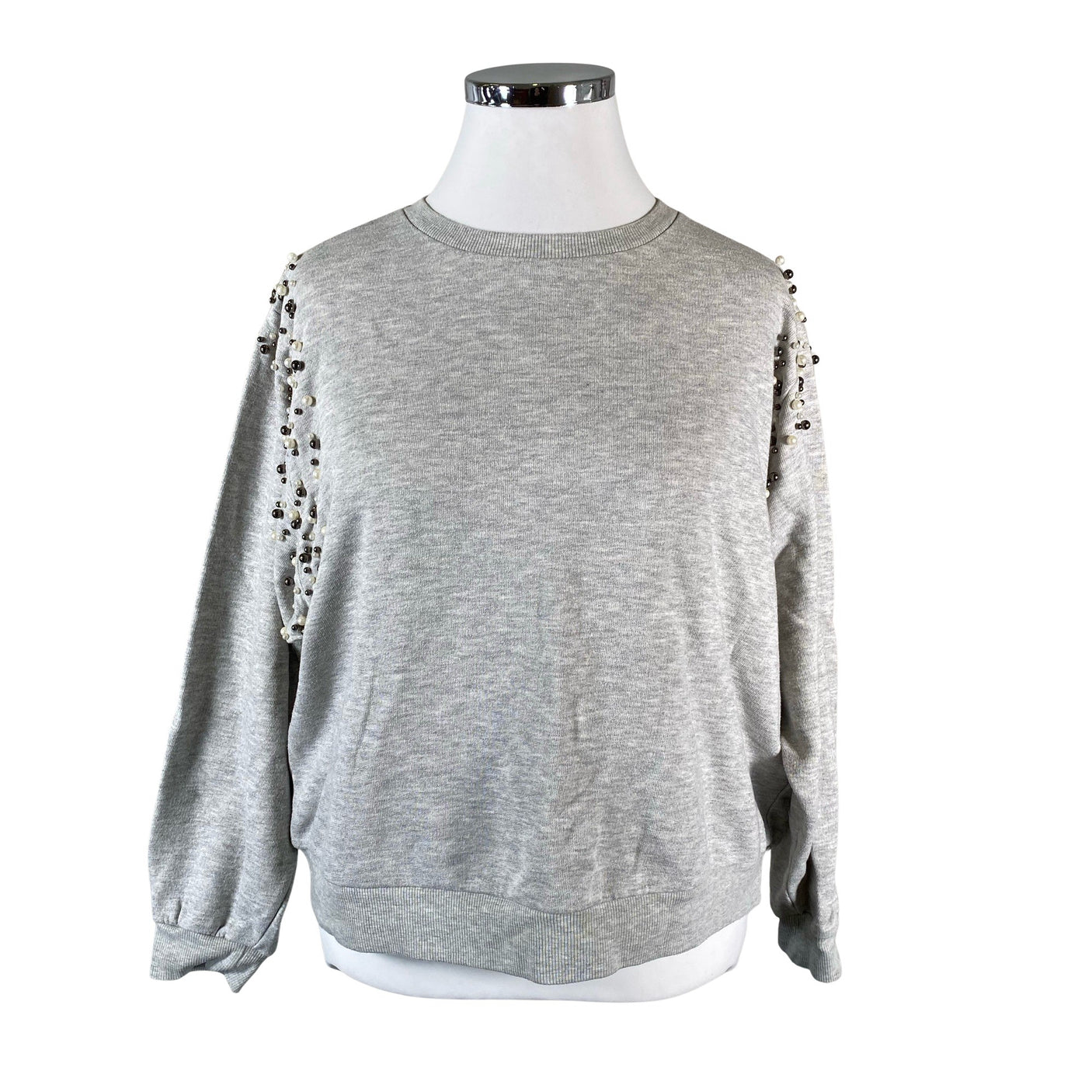 Unisex Lindex - Dressikangast pluus, suurus 42 - Hall (1)