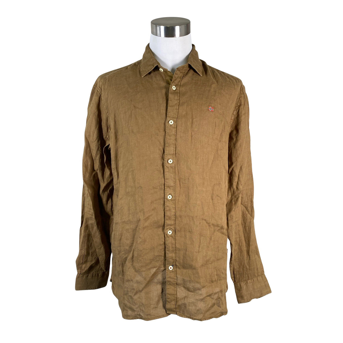 Unisex Napapijri - Triiksärk, suurus XXL - Pruun (1)