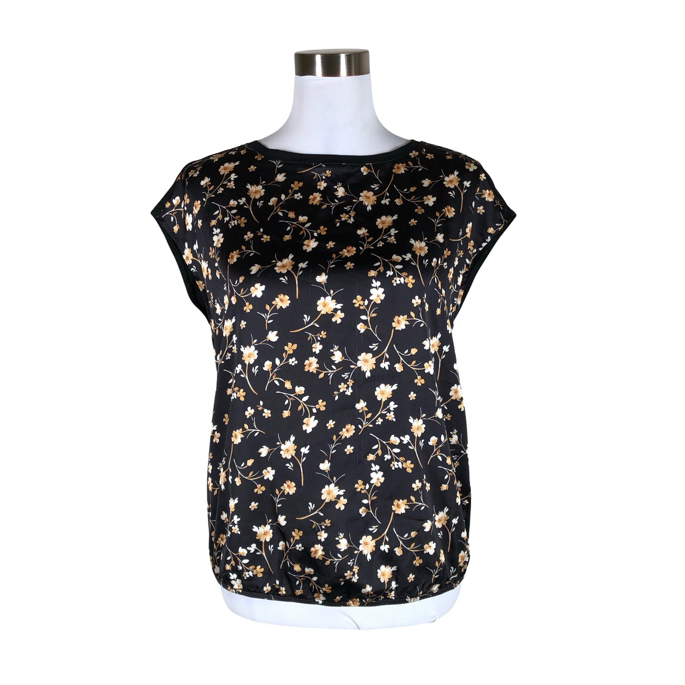 Unisex Ril's - Lühikeste käistega pluus, suurus 36 - Must (1)