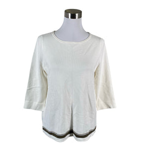 Unisex s.Oliver - Kampsun, suurus 38 - Looduslik valge (1)